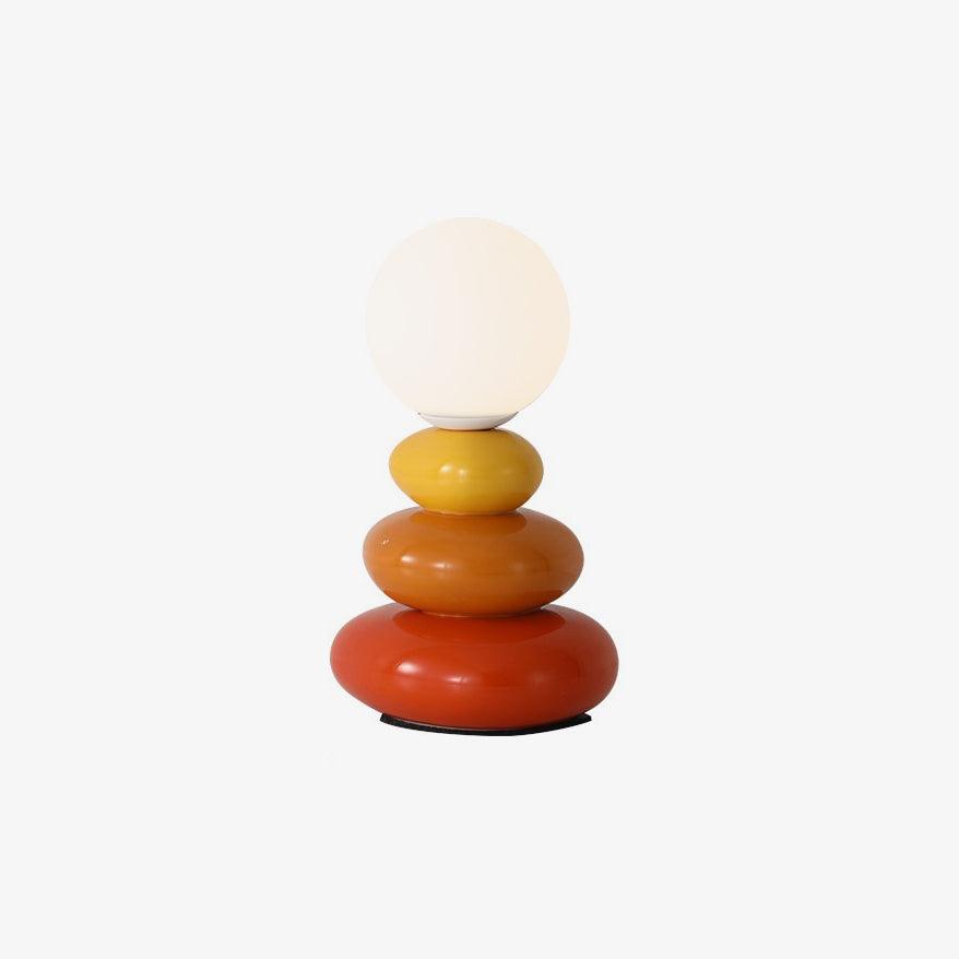 Triple Gourd Table Lamp - Modern Handcrafted Ceramic Nightstand Light for Bedroom, Living Room & Office Decor - Perfect for Ambient Lighting and Home Styling