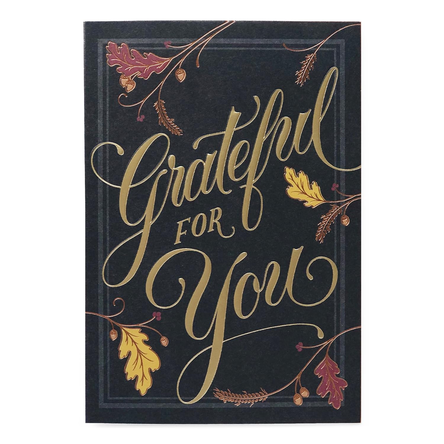 Hallmark Business Bulk 100 Pack Thanksgiving Appreciation Cards - 5x7 Thank You Cards for Customers & Clients with Envelopes Included (Grateful for You Message Inside) - Perfect for Corporate Gifts, Client Appreciation & Holiday Greetings