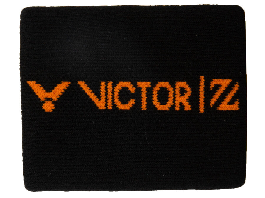 Victor SP LZJ305 Lee Zii Jia Badminton Wristband - Black/Orange Tiger Design for Enhanced Grip & Sweat Absorption - Perfect for Badminton, Tennis & Sports Training