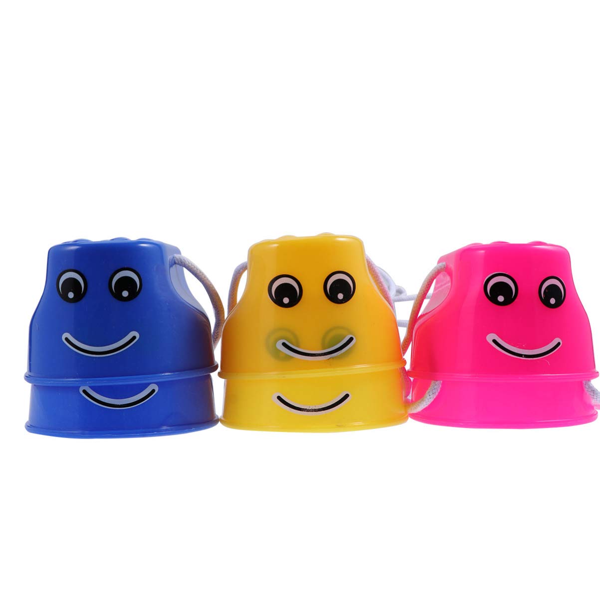 Garneck 6-Piece Kids Stepping Toy Set - Colorful Walking Stilts, Bucket Stilts & Sports Cups for Outdoor Play, Physical Education & Gross Motor Skills Development - Perfect for Backyard Games, School PE Class & Family Fun (Random Colors & Styles)