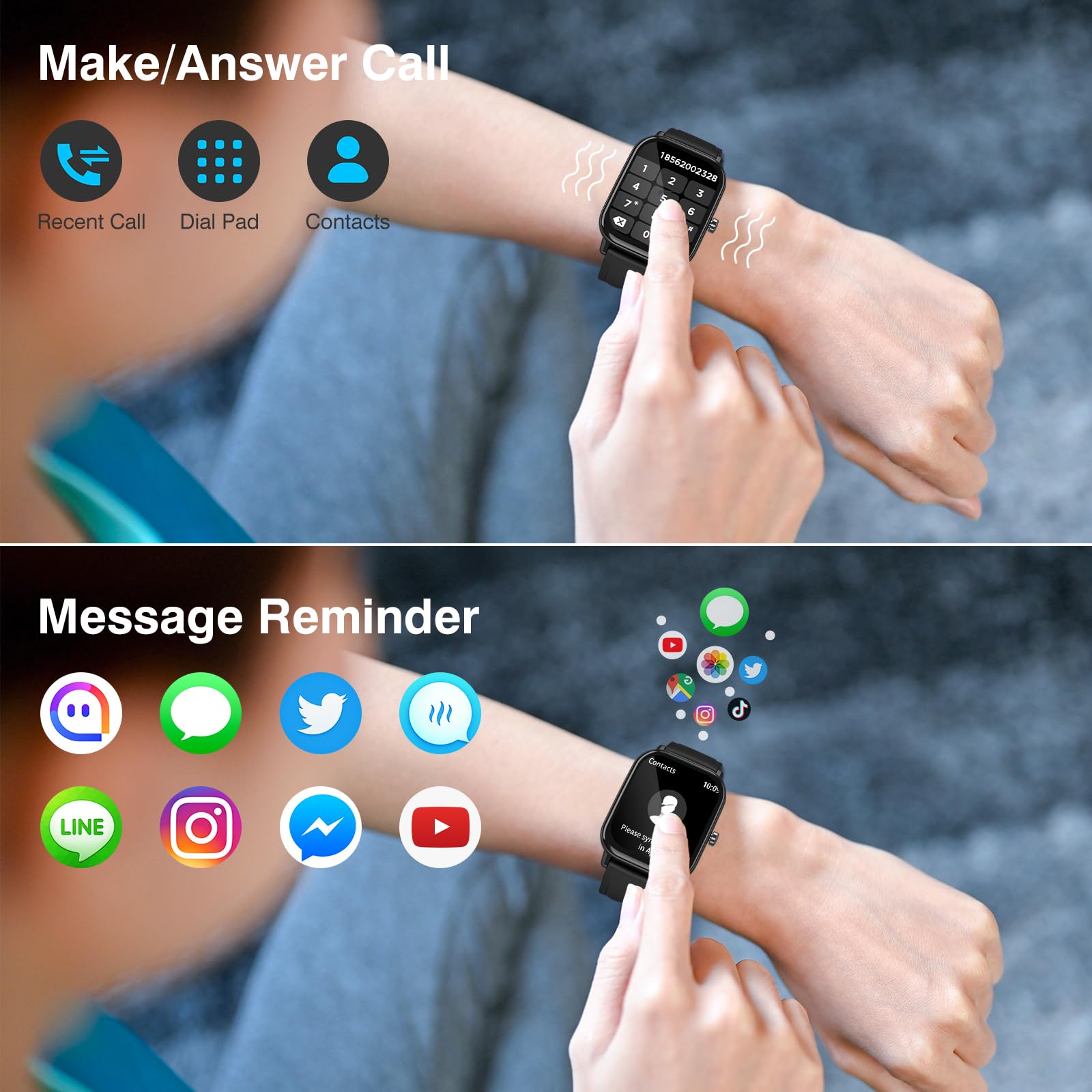 Smart Blood Pressure Watch for Men - 2.01
