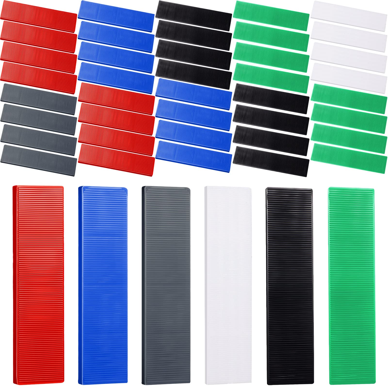 120 Pcs Plastic Flat Shims for Leveling - 3/64