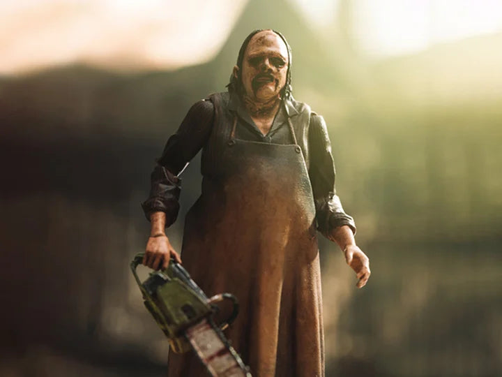 Hiya Toys Texas Chainsaw Massacre (2022) Leatherface 1/18 Scale Action Figure - Collectible Horror Movie Character Model for Display & Diorama Scenes