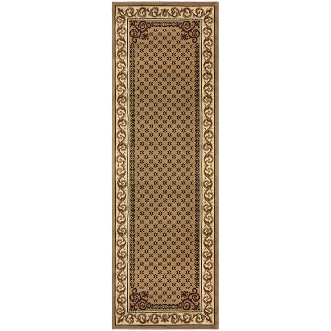 Longfield Floral Oriental Traditional Formal Indoor Area Rug - Elegant Home Decor for Living Room, Bedroom & Dining Room
