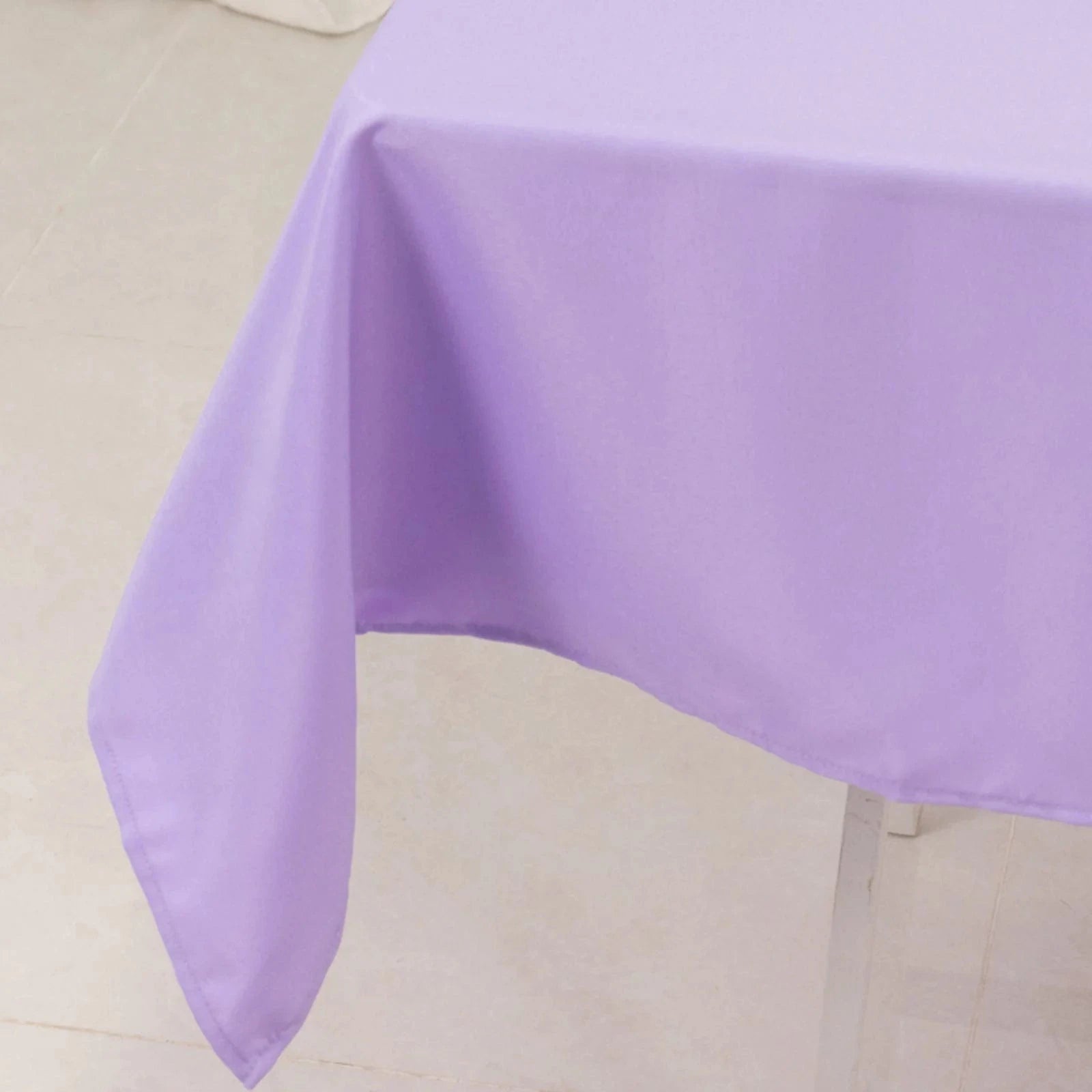 54x54 Inch Premium Square Polyester Tablecloth - Wrinkle & Stain Resistant - Perfect for Dining Tables, Parties, Weddings & Events