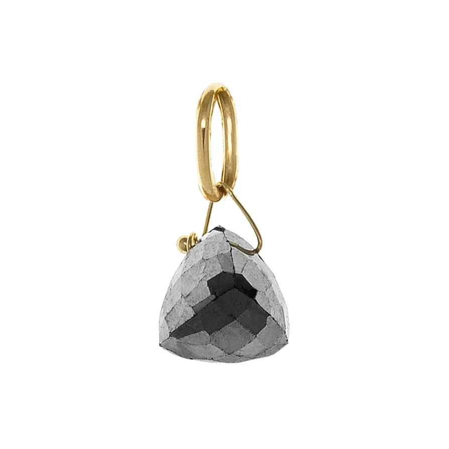 Luna Pyramid Gemstone Charm - Healing Crystal Pendant for Necklace, Yoga & Meditation - Spiritual Gift for Women & Men