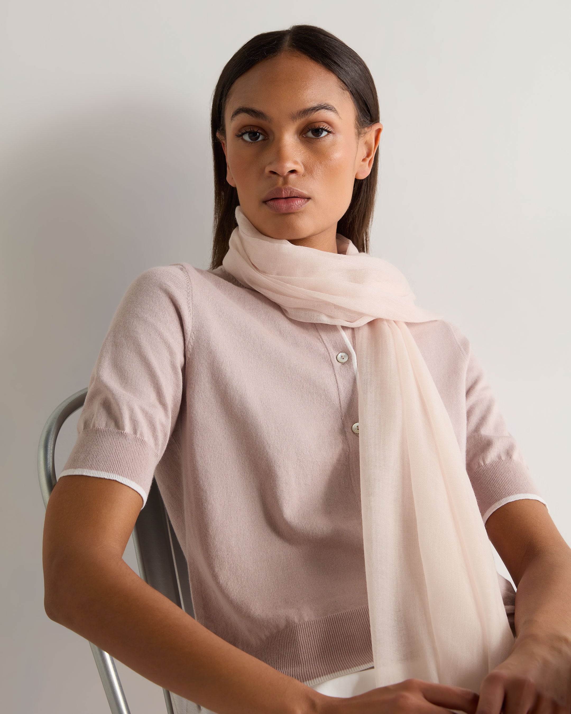 Luxury Women's Ultrafine Pashmina Cashmere Shawl Wrap - Soft Dusk Pink Scarf for Winter, Office & Evening Events - Elegant Fashion Accessory Gift