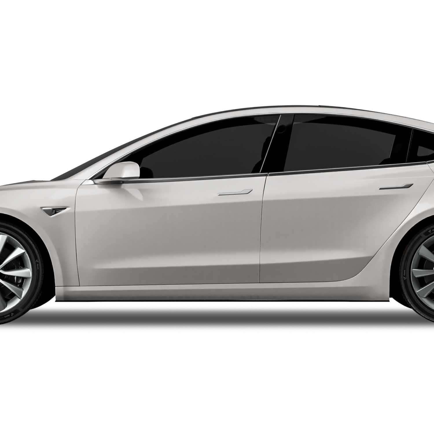 Vicrez VR1 Side Splitter vz102380 for Tesla Model 3 2017-2021 - Aerodynamic Body Kit Upgrade for Enhanced Style & Performance | Perfect for Car Enthusiasts & Street Racing