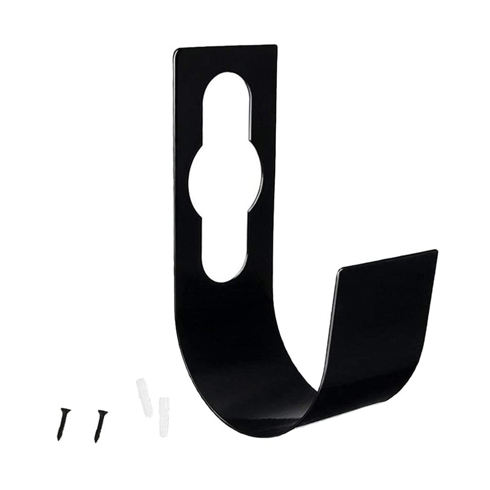 YARDWE Wall Mounted Hose Hook - Heavy Duty Carbon Steel Garden Hose Holder for Outdoor Water Pipe Storage - Perfect for Home, Shop, and Yard Organization