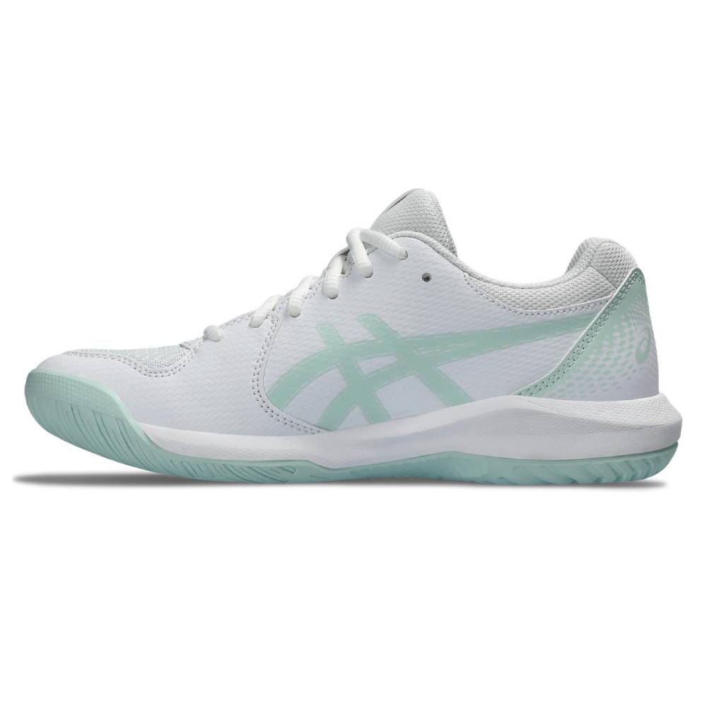 ASICS Gel-Dedicate 8 Women's Tennis Shoes - Lightweight Comfort for Court Performance | White/Pale Blue | Ideal for Tennis, Pickleball & Casual Wear