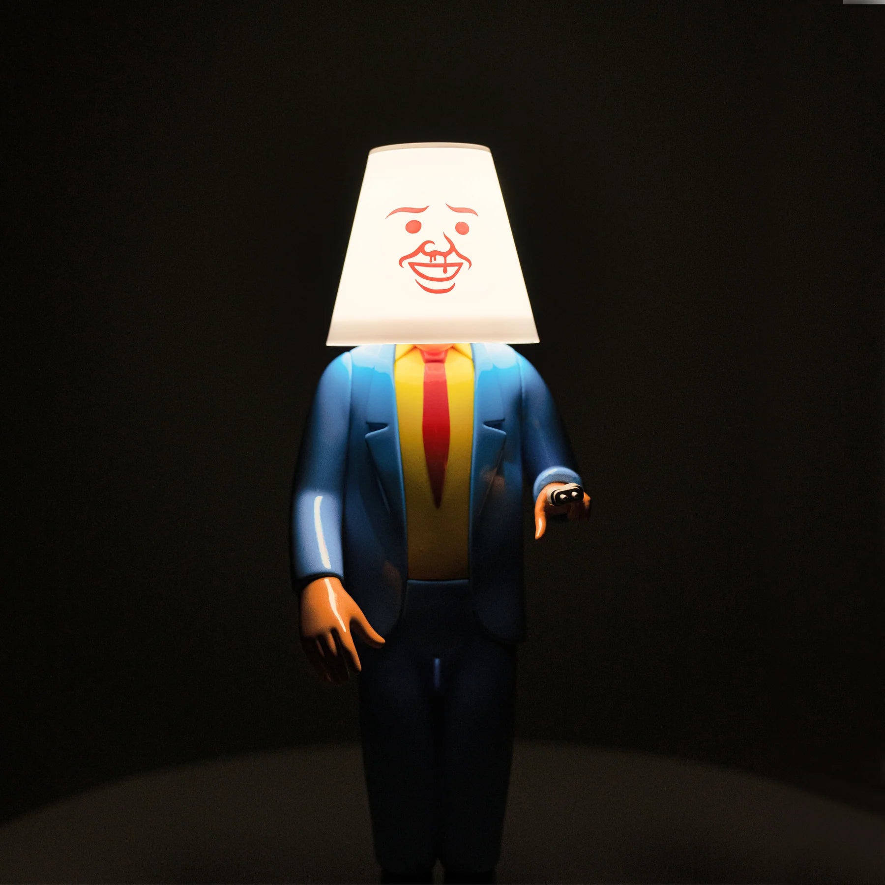 Lampman by Joan Cornellà - Unique Art Desk Lamp for Home & Office | Surrealist Decor & Gift Idea for Art Lovers
