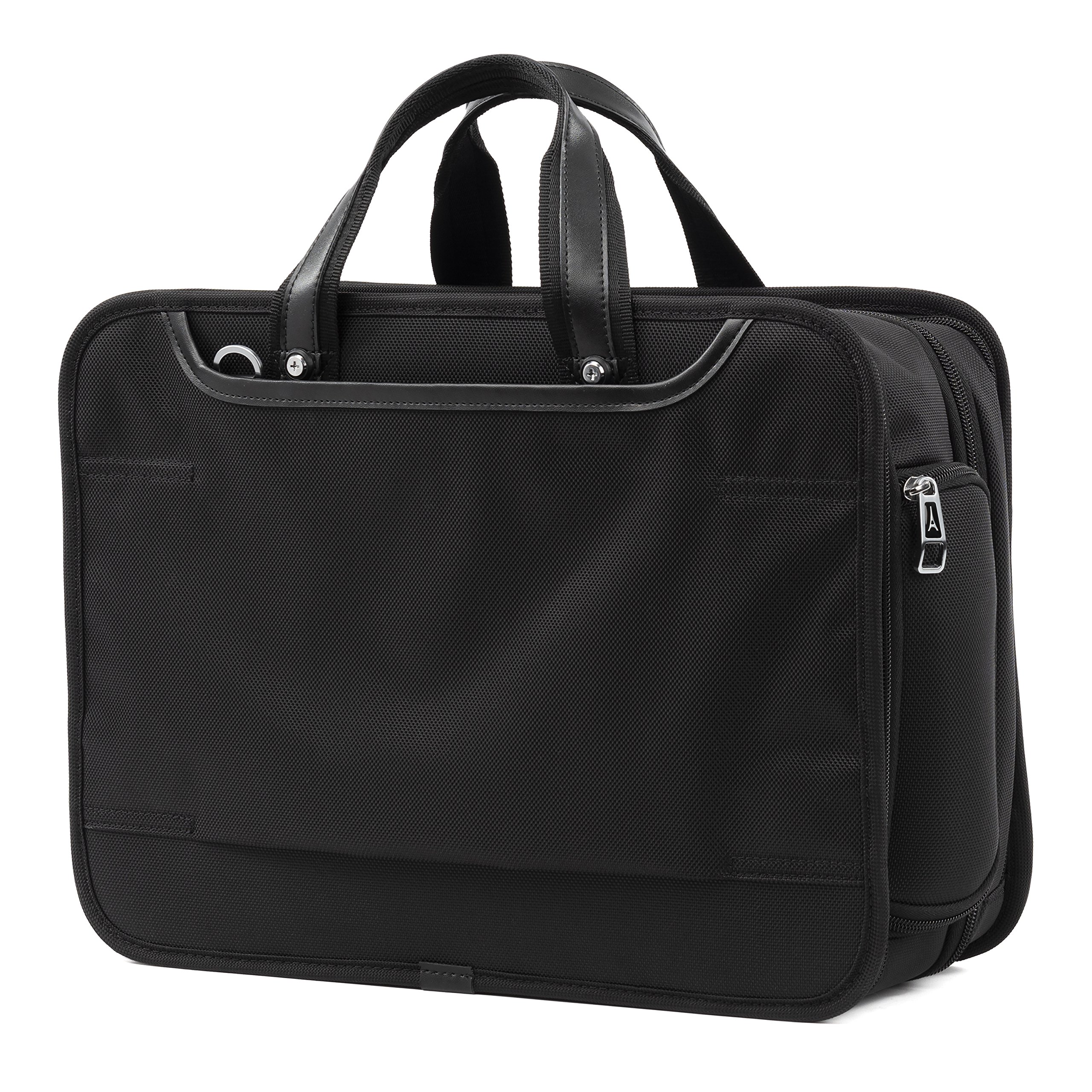Travelpro Platinum Elite Expandable Business Laptop Briefcase for 15.6 Inch Laptop - Durable Carry-On Bag for Work, School & Travel - Professional Messenger Bag for Men & Women - Perfect for Business Trips, Commuting & Office Use