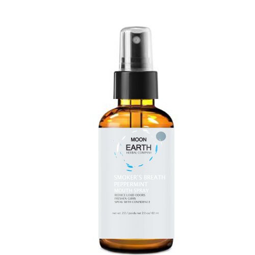 Fresh Peppermint Mouth Spray for Smokers - Eliminates Bad Breath Instantly - Perfect for Post-Smoking, Meetings & Social Gatherings
