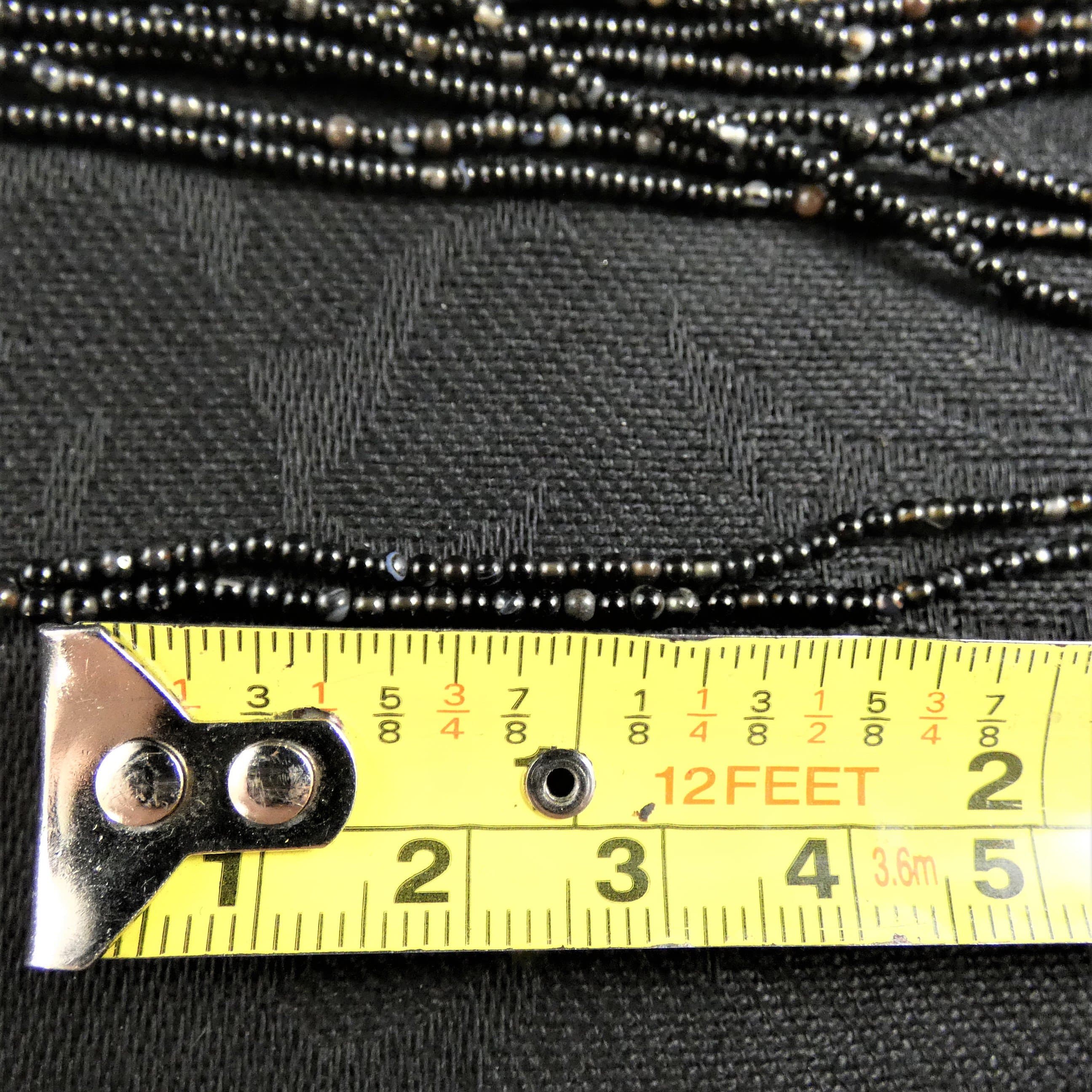 Premium Black Agate Beads Strand - 12mm Round Gemstone Beads for Jewelry Making, DIY Crafts, Meditation & Healing Bracelets (Natural Stone Beads for Necklaces, Bracelets, Earrings)