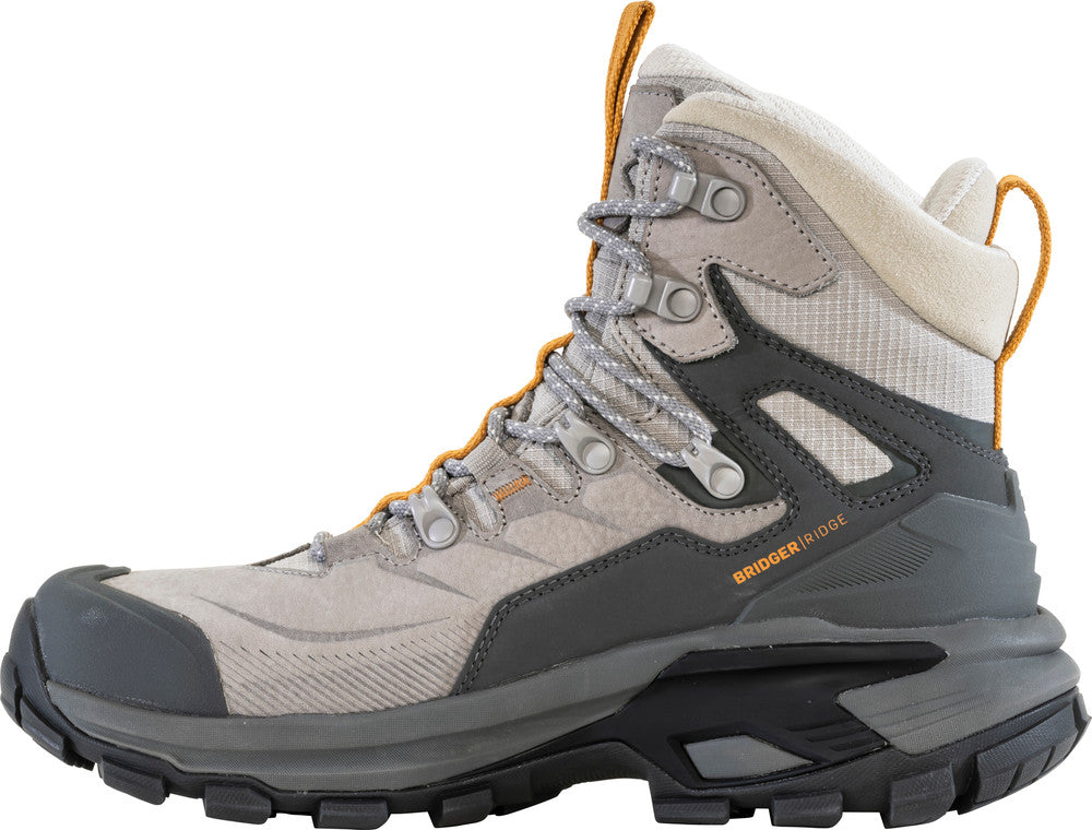 Oboz Bridger Ridge Mid GTX Women's Waterproof Hiking Boots - Lightweight & Durable for Outdoor Adventures, Trail Walking & Backpacking