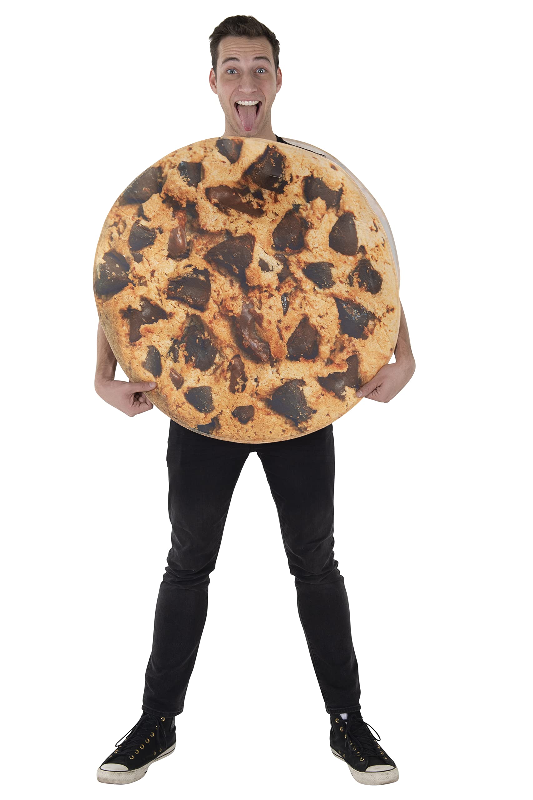 Chocolate Chip Cookie Costume for Adults - Complete with Tunic | Fun Halloween & Cosplay Outfit | Dress Up America