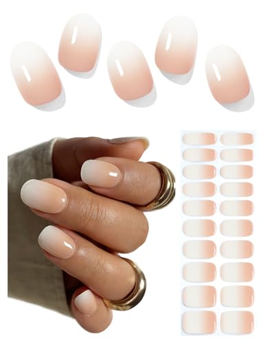 Beige White Ombre