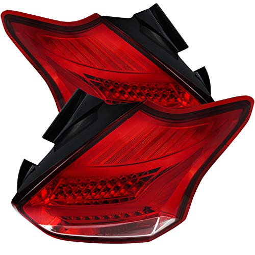 Chrome Housing Red/Clear Lens
