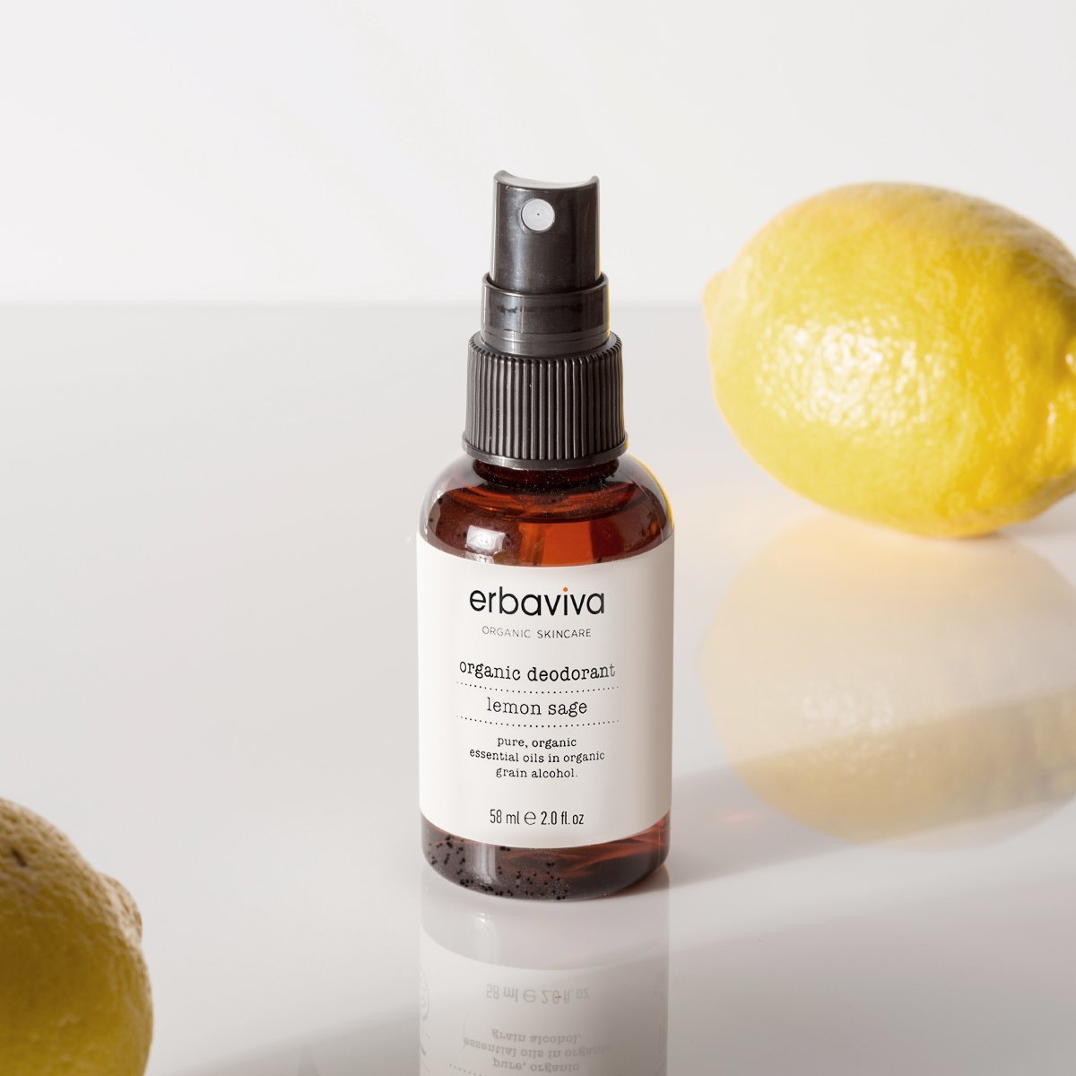 Organic Lemon Sage Deodorant for Women & Men - Natural & Aluminum-Free - Fresh & Long-Lasting Protection - Perfect for Gym, Work & Daily Use