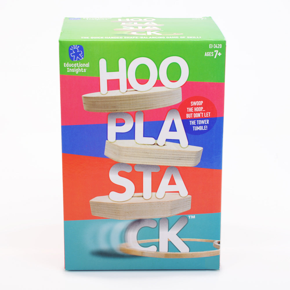 Educational Insights Hooplastack Tower Building Game for Kids - STEM Learning Toy for Preschool & Kindergarten - Fun Indoor & Outdoor Stacking Activity for Family Game Night & Classroom Play