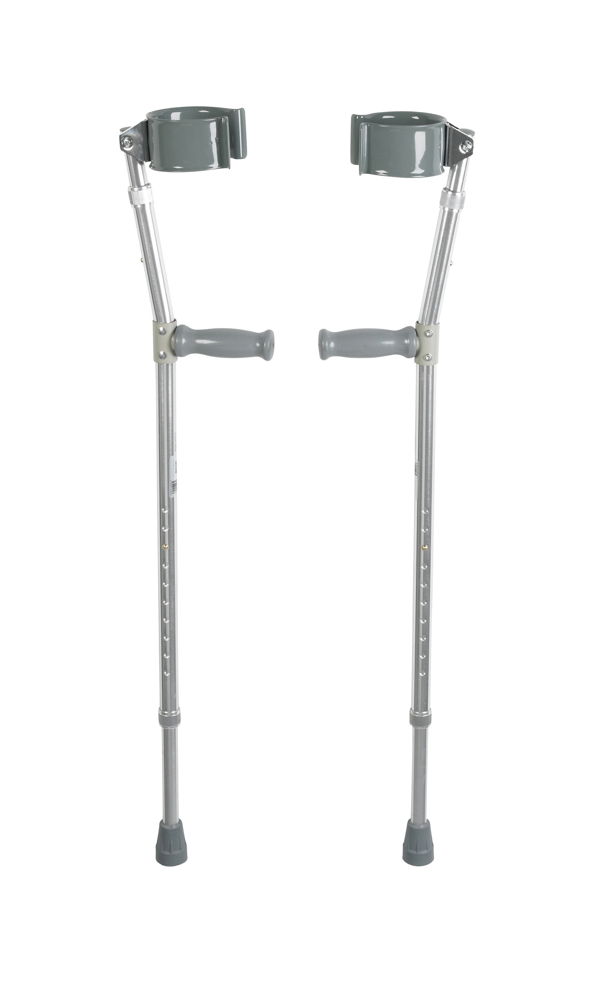Lightweight Adjustable Forearm Crutches for Adults - Comfortable Mobility Aid for Walking, Injury Recovery & Daily Use - Ideal for Seniors, Disabled & Post-Surgery Support