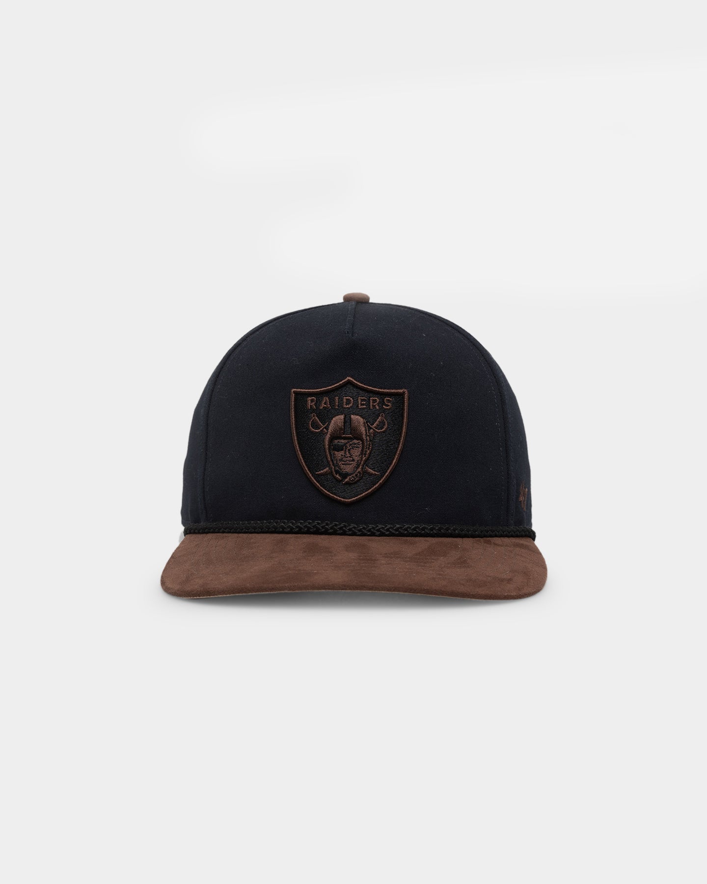 47 Brand Las Vegas Raiders Black Dune Snapback Vintage Black/Brown Adjustable Hat - Official NFL Licensed Cap for Men & Women - Perfect for Game Day, Sports Events & Casual Wear