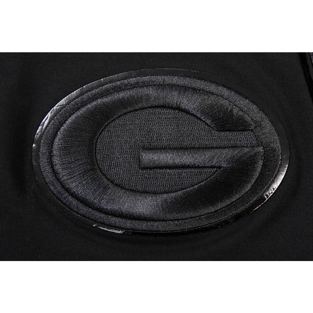 Men's Green Bay Packers Triple Black Short Sleeve T-Shirt - NFL Football Fan Jersey for Game Day, Tailgating & Casual Wear