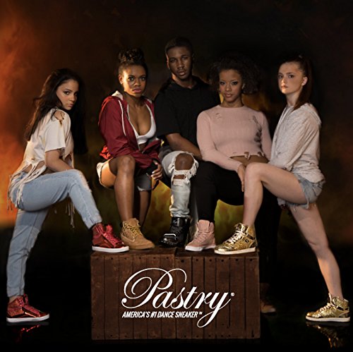 Pastry Glam Pie Glitter High-Top Sneakers for Women - Sparkly Dance Shoes & Fashion Sneakers for Performances, Parties & Everyday Wear