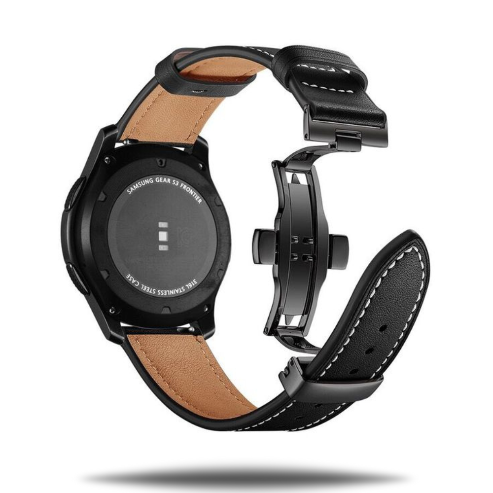 20mm & 22mm Genuine Leather Watch Bands - Replacement Straps for Smartwatches & Classic Watches - Perfect for Dress, Casual & Everyday Wear