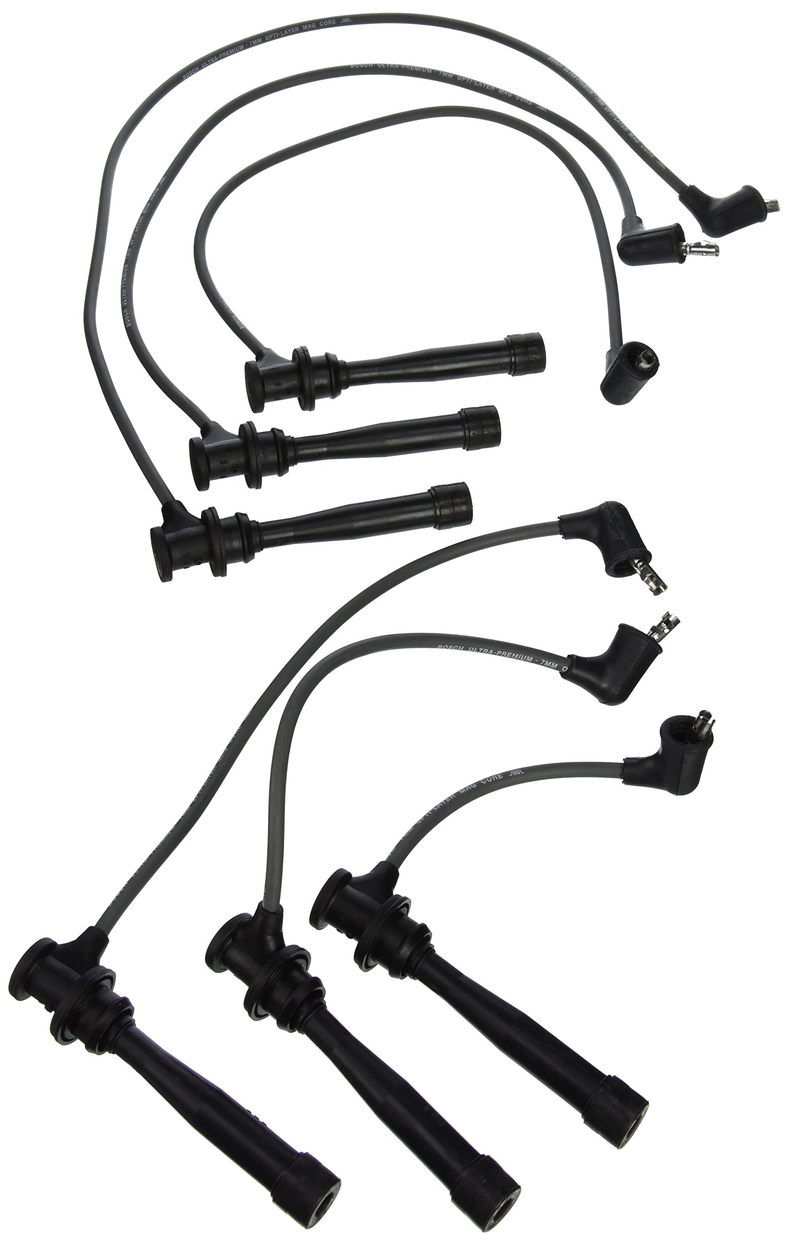 Bosch 09015 Premium Spark Plug Wire Set - High Performance Ignition Wires for Cars, Trucks & SUVs - Perfect for Engine Tune-Ups & Performance Upgrades