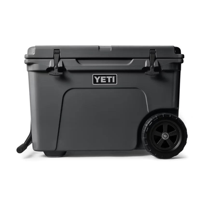 Tundra Haul Wheeled Cooler - Heavy Duty Rolling Cooler for Camping, Beach, Picnics & Outdoor Adventures - 50 Quart Insulated Cooler with Wheels for Easy Transport