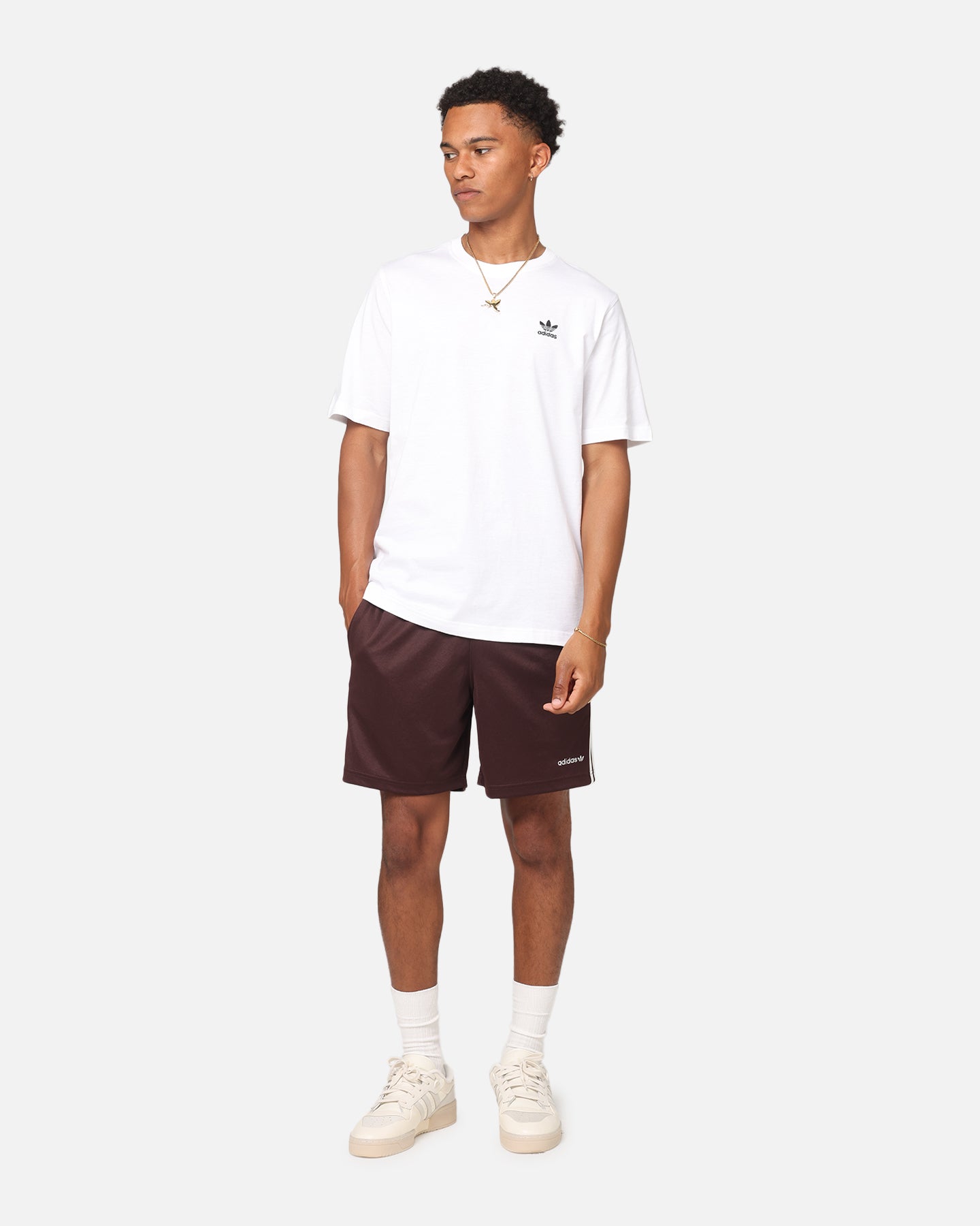 Adidas Essentials Men's T-Shirt - Classic White Cotton Tee for Casual Wear, Gym & Everyday Outfits