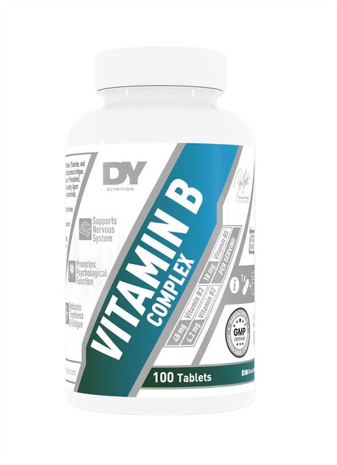 Dorian Yates Vitamin B Complex 100 Tablets - High Potency B Vitamins for Energy & Metabolism - Supports Immune System & Brain Function - Ideal for Athletes & Active Lifestyles