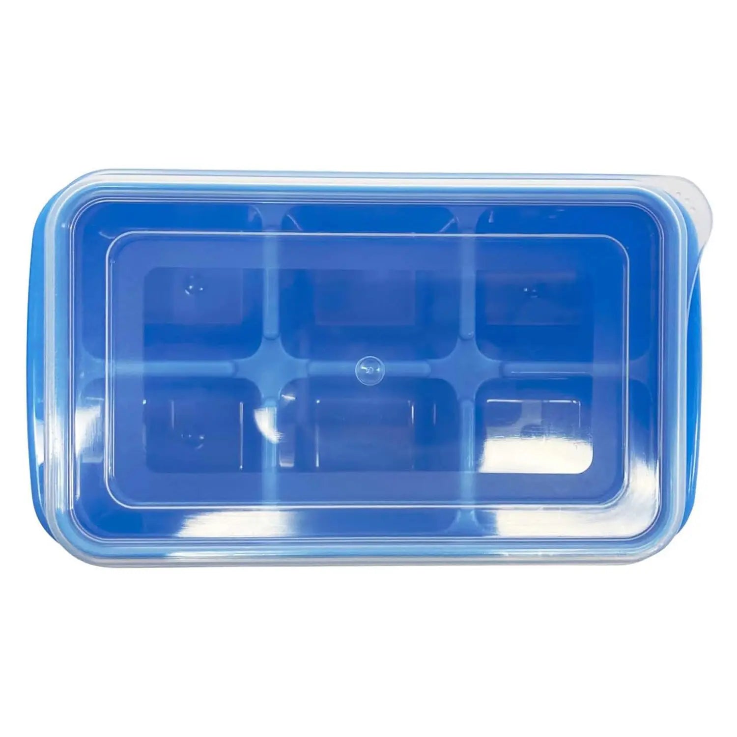 Ebisu Polypropylene Ice Cube Trays - Set of 3 (6 Cubes Each) | BPA-Free, Durable & Flexible Ice Molds for Cocktails, Smoothies & Party Drinks