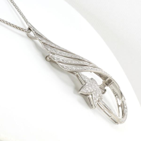18K White Gold 2.03 Carat Diamond Convertible Necklace & Brooch - Elegant Jewelry for Weddings, Anniversaries and Special Occasions
