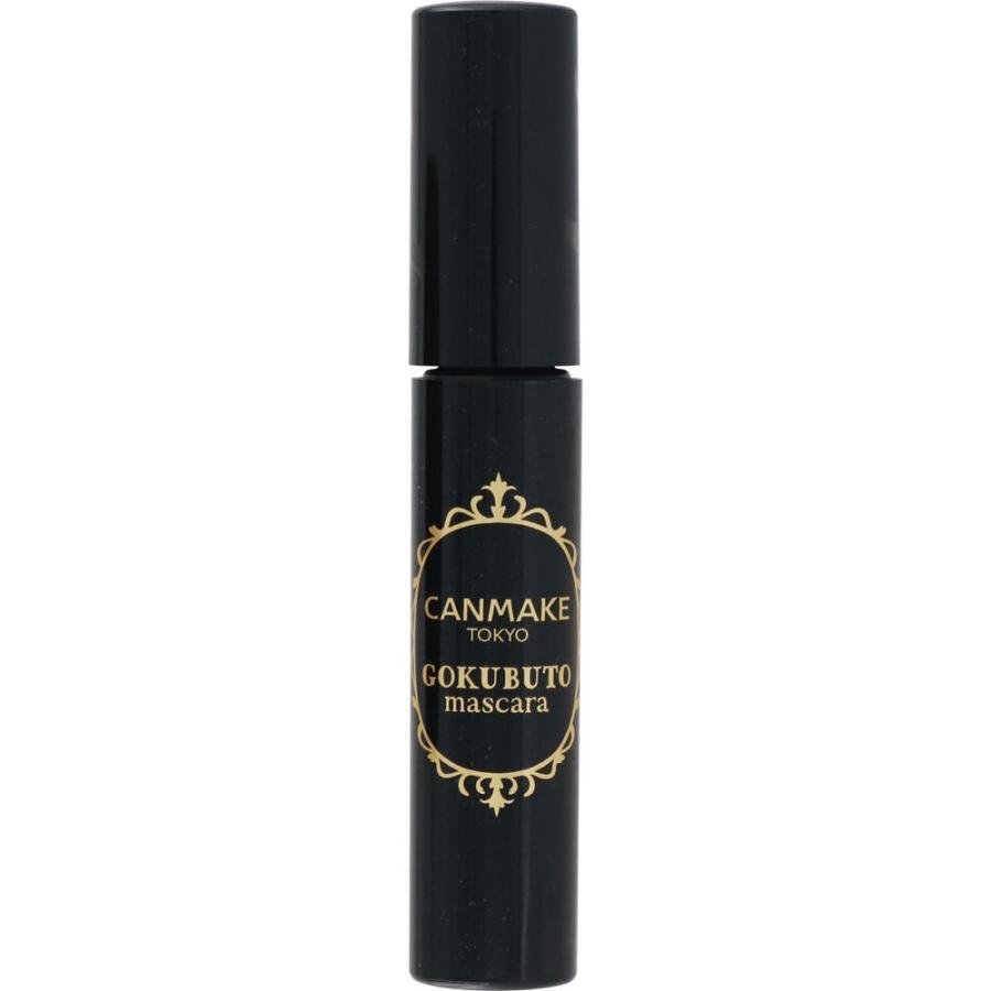 Canmake Gokubuto Mascara - Super Black Volumizing & Curling Mascara for Dramatic Lashes - Perfect for Everyday Wear & Special Occasions