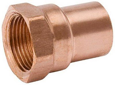 Mueller Industries W 61279 1.5 Inch Copper Female Adapter Fitting - Plumbing, HVAC & Water Supply Connections for Home and Industrial Use