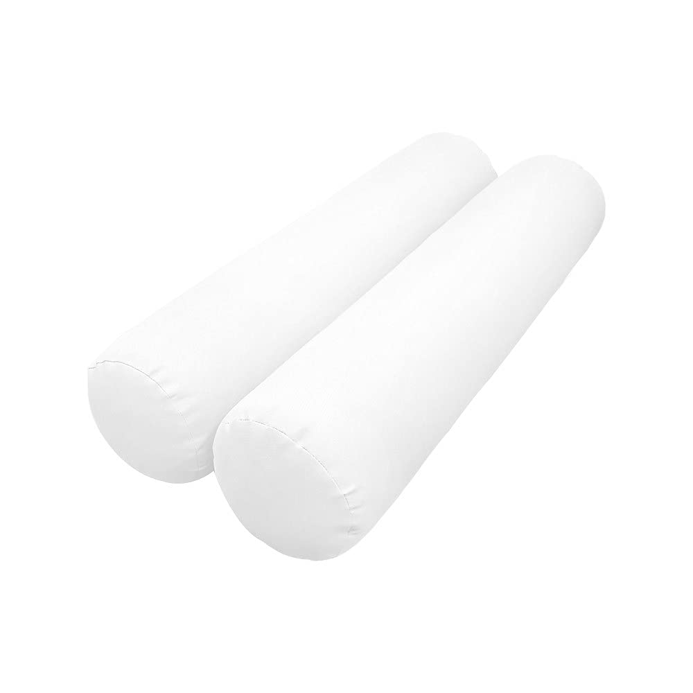 Prolinemax Style5 Twin-XL 3PC Knife Edge Outdoor Daybed Set - Mattress, Bolster Pillow & Fitted Sheet Slipcover (AD106) | Perfect for Patio, Poolside & Garden Lounging
