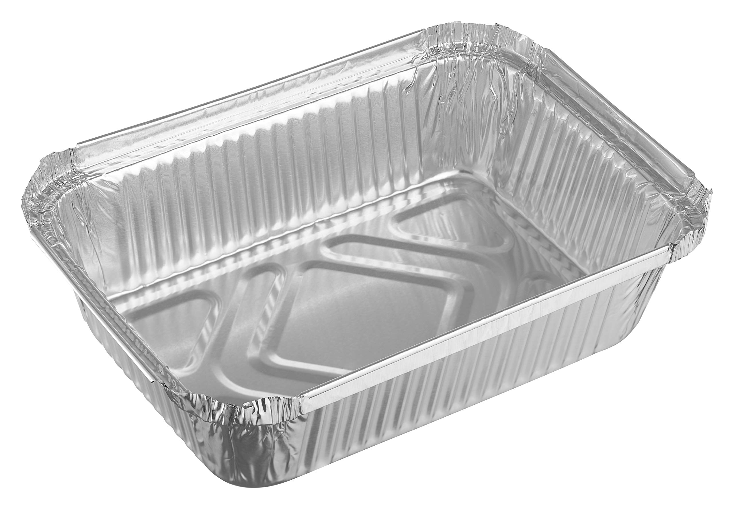 1000 Pack EcoQuality 1LB Oblong Aluminum Foil Baking Pans - Heavy Duty 705 Aluminum Takeout Containers for Baking, Roasting, Reheating | Perfect for Potlucks, Catering, Parties, BBQ & Food Storage | Disposable & Recyclable