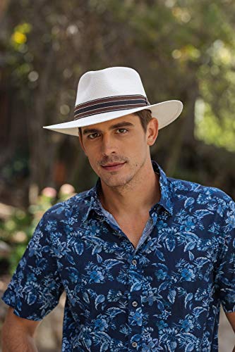 Genuine Panama Straw Hat for Men - Beach & Outdoor Wear