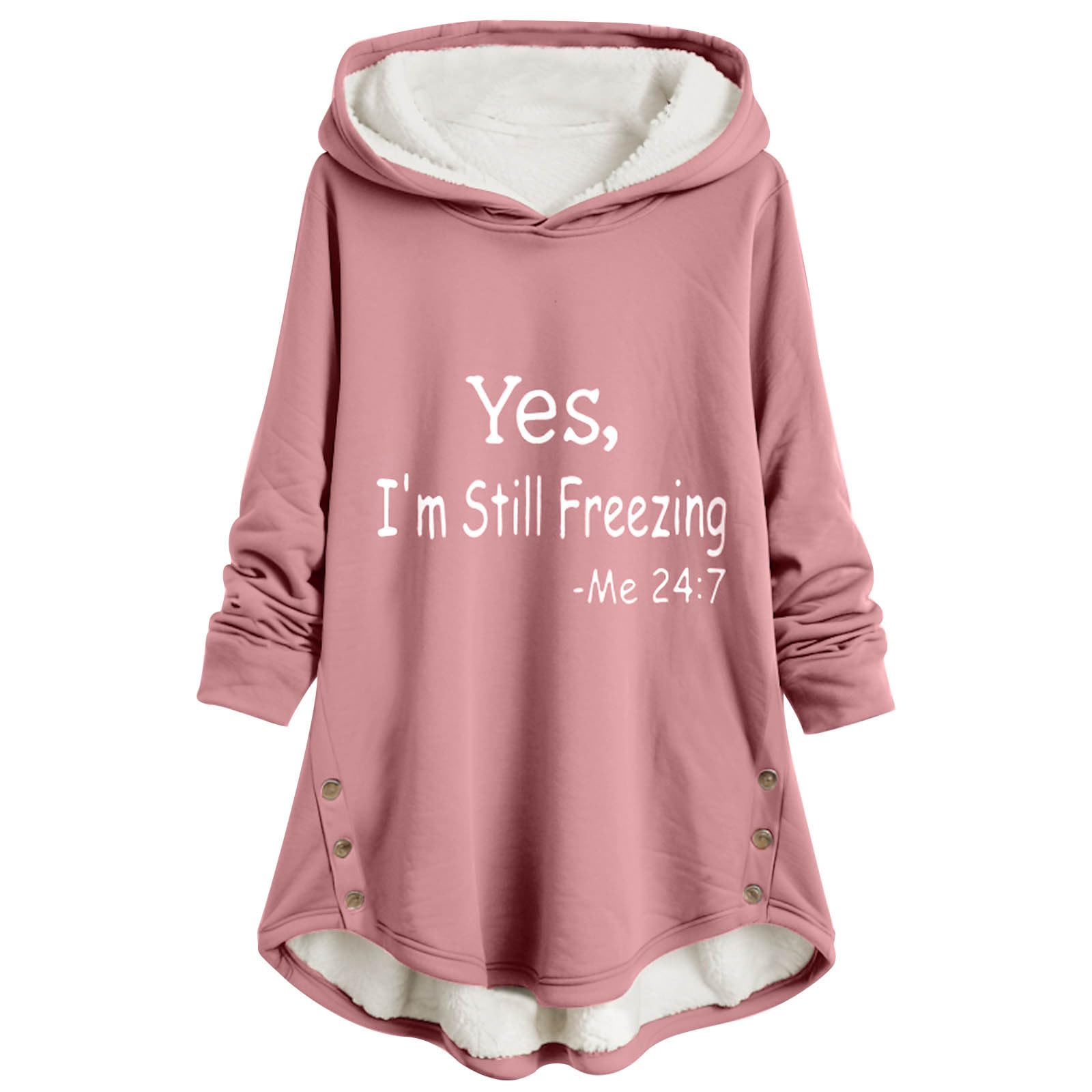 Namayuj Women's Winter Sherpa Lined Fleece Pullover Sweatshirt - Warm Long Sleeve Cozy Top for Cold Weather | Perfect for Outdoor Activities, Casual Wear & Lounge