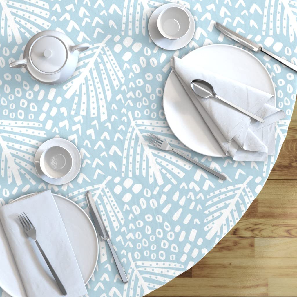 Custom Bohemian Tropical Palm Leaves Print 70