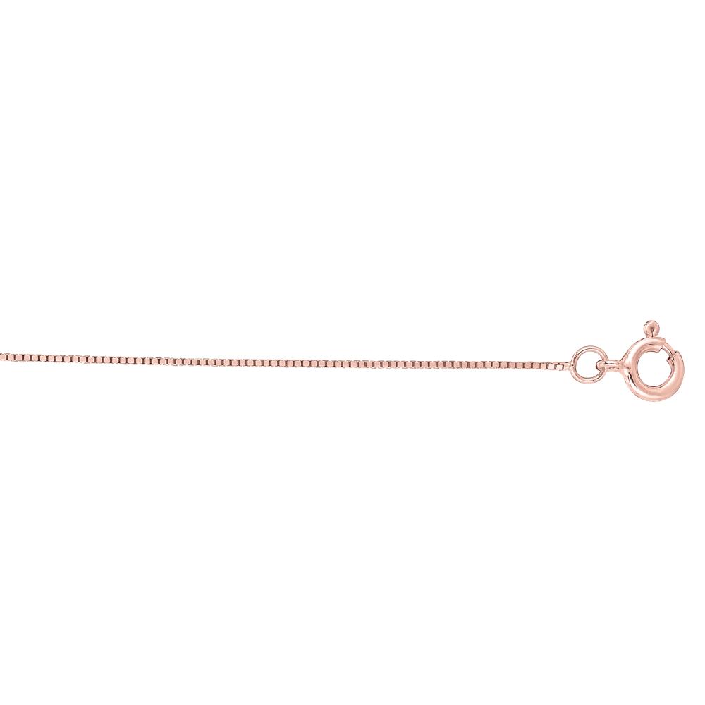 14K Gold .45mm Classic Box Chain Necklace for Women - Elegant & Durable Jewelry for Everyday Wear, Gifts & Special Occasions