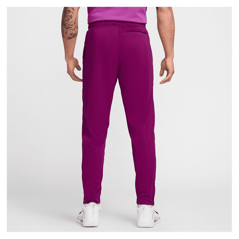 Men's Heritage Court Tennis Pants - Comfortable Athletic Casual Wear in Sangria Red - Perfect for Tennis, Gym & Everyday Active Lifestyle