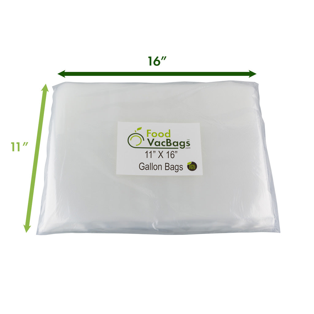 200 FoodVacBags™ - 100 Quart & 100 Gallon Vacuum Sealer Bags for Food Storage | Perfect for Sous Vide, Freezing, and Meal Prep