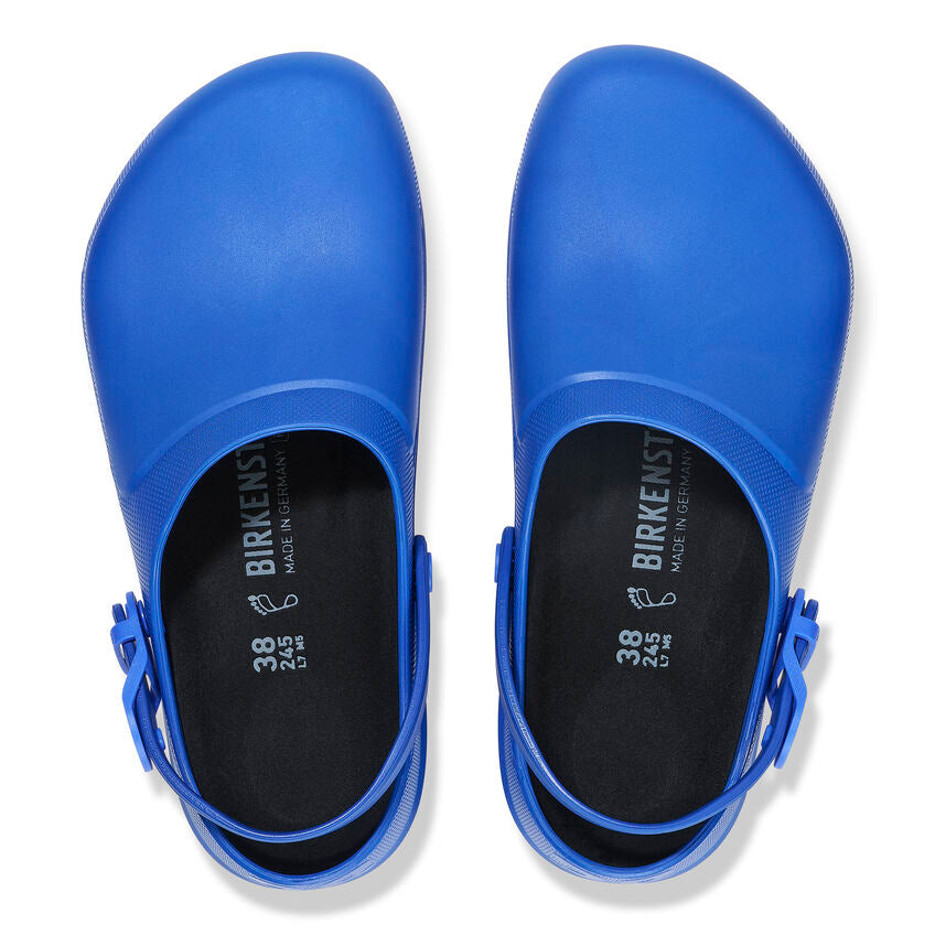 Birkenstock Men's Birki Air 2.0 Polyurethane Sandals - Ultra Blue | Comfortable & Durable Slip-On Shoes for Work, Home, and Outdoor Activities