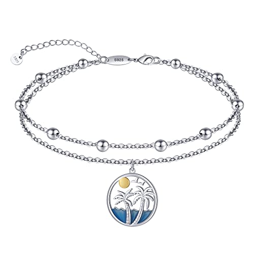 1# Palm Tree Anklet