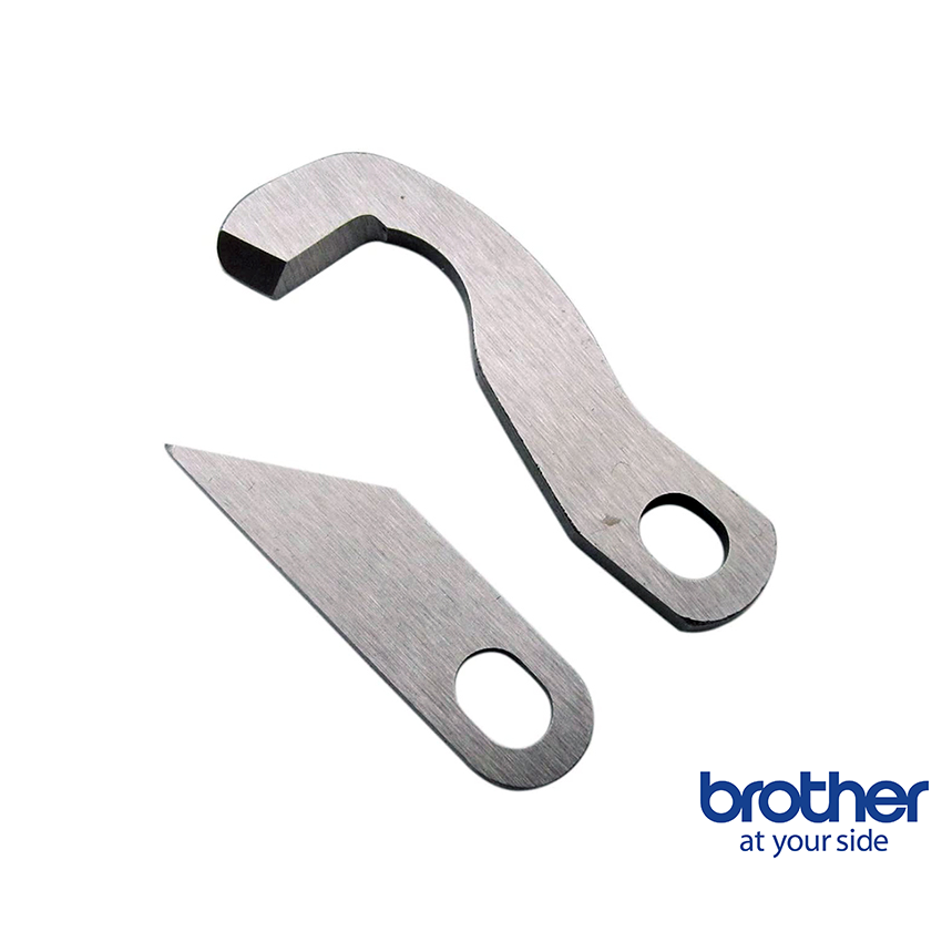 Brother XB1687001 XB1459001 Overlocker Knife Set - Replacement Parts for Sewing Machines - Perfect for Home Tailoring & Fabric Cutting