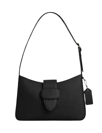 Coach Eliza Shoulder Bag with Zipper Closure - Stylish Leather Crossbody Purse for Women | Perfect for Work, Travel & Everyday Use