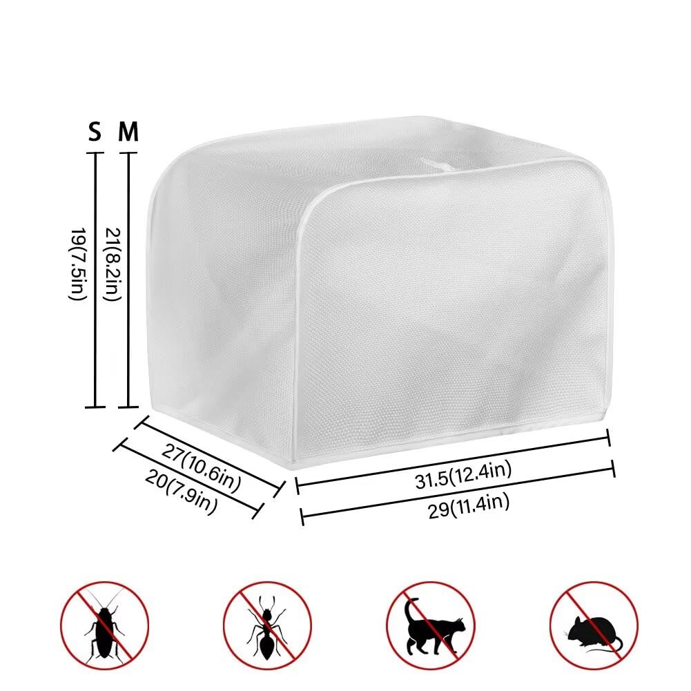 Xoenoiee Butterfly Floral Moon Toaster Cover - Dust Proof 4 Slice Toaster Oven Cover for Kitchen, Small Appliance Accessories, Perfect for Home, Office, and Dorm Use